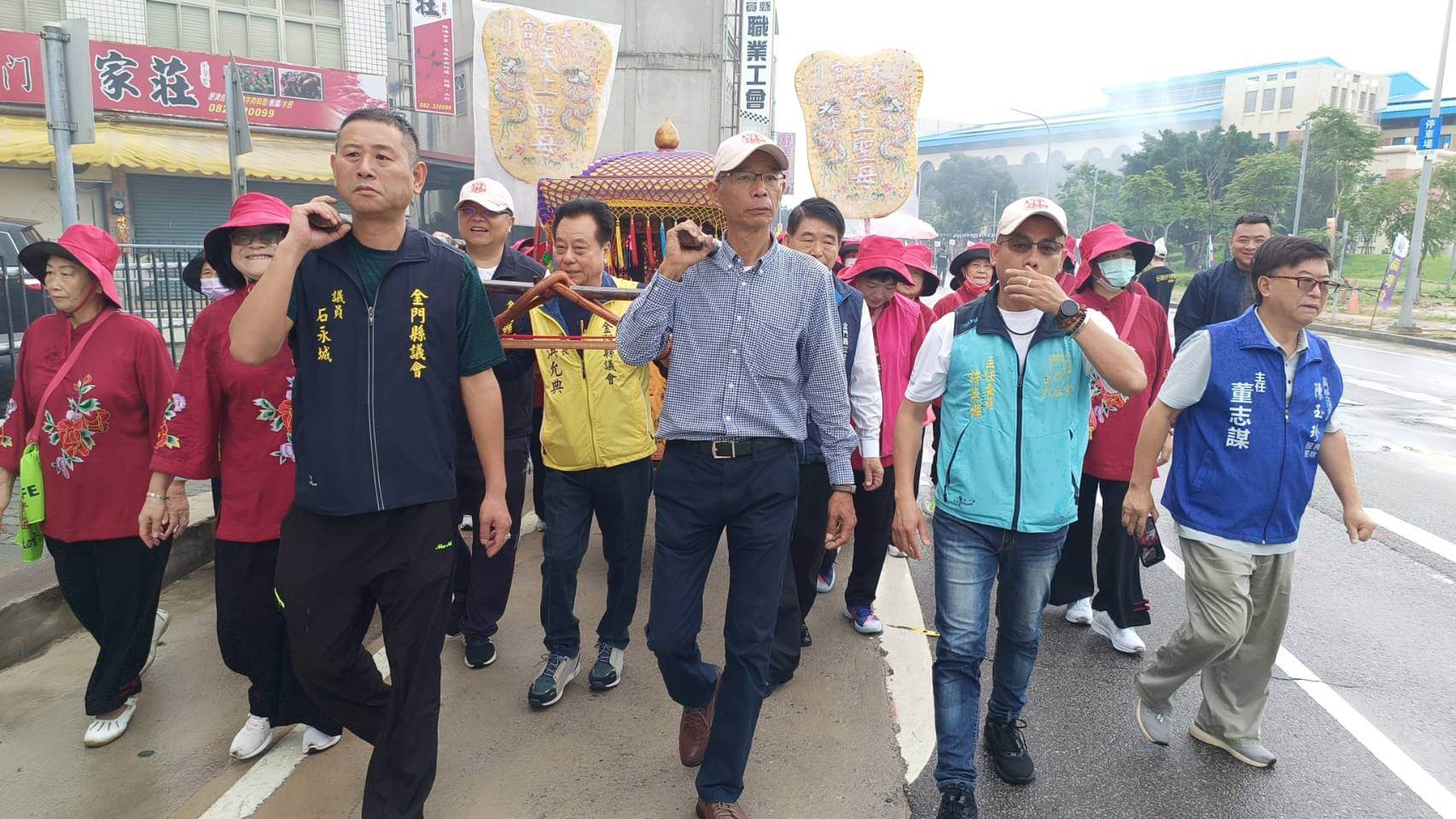 全國媽祖首度渡海金門   千人全島徒步巡安遶境祈福  