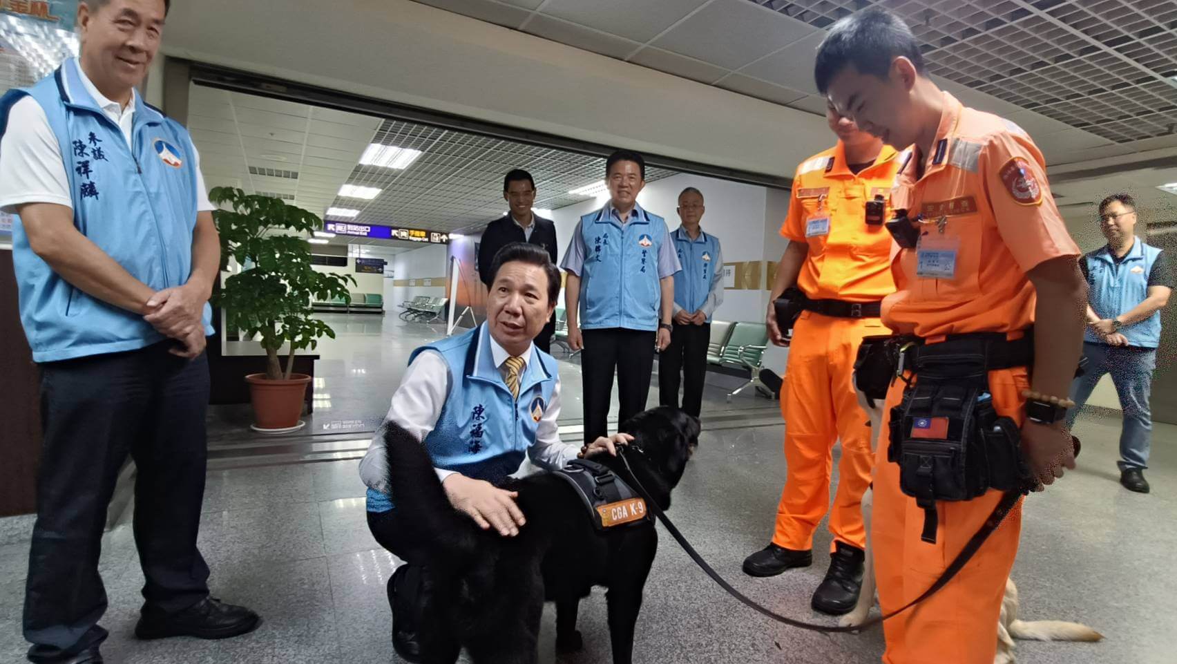 金警、航警及岸巡三方合作，緝毒犬支援偵檢 防制毒品夾藏運輸金門