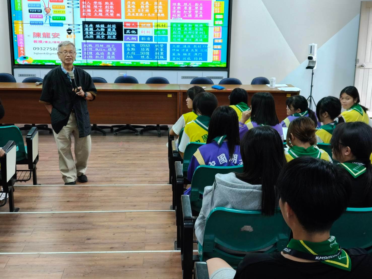 胡璉基金會與金湖國中合作辦理童軍隔宿露營活動