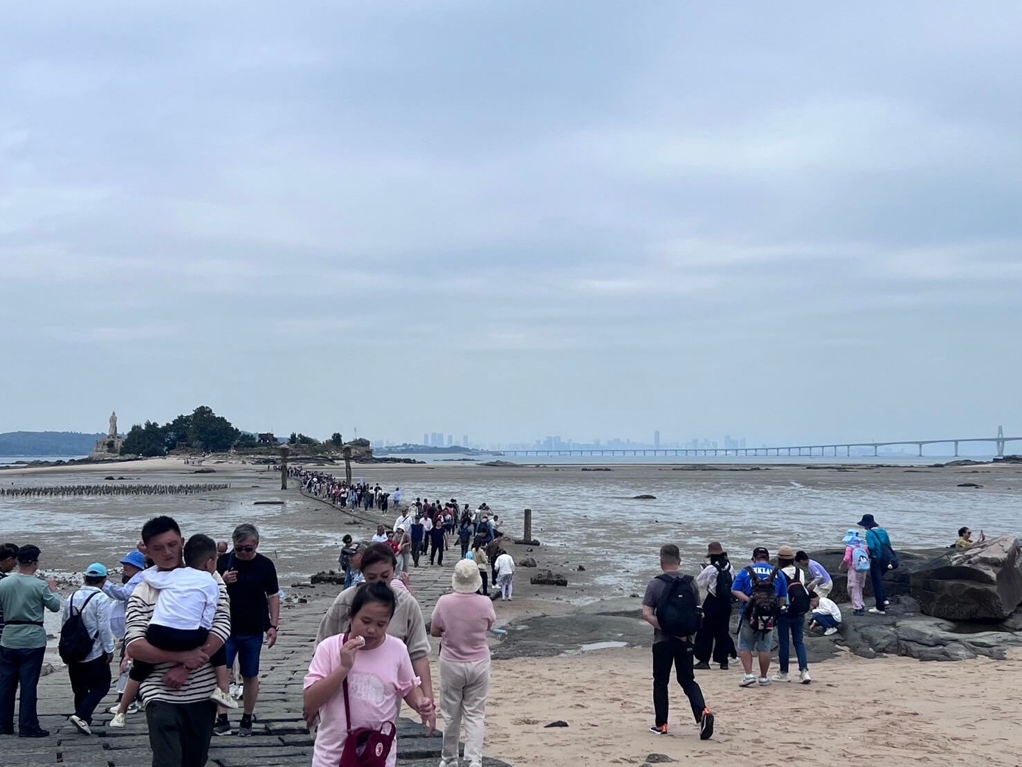 百人陸客團 健步體驗草地餐車與音樂饗宴