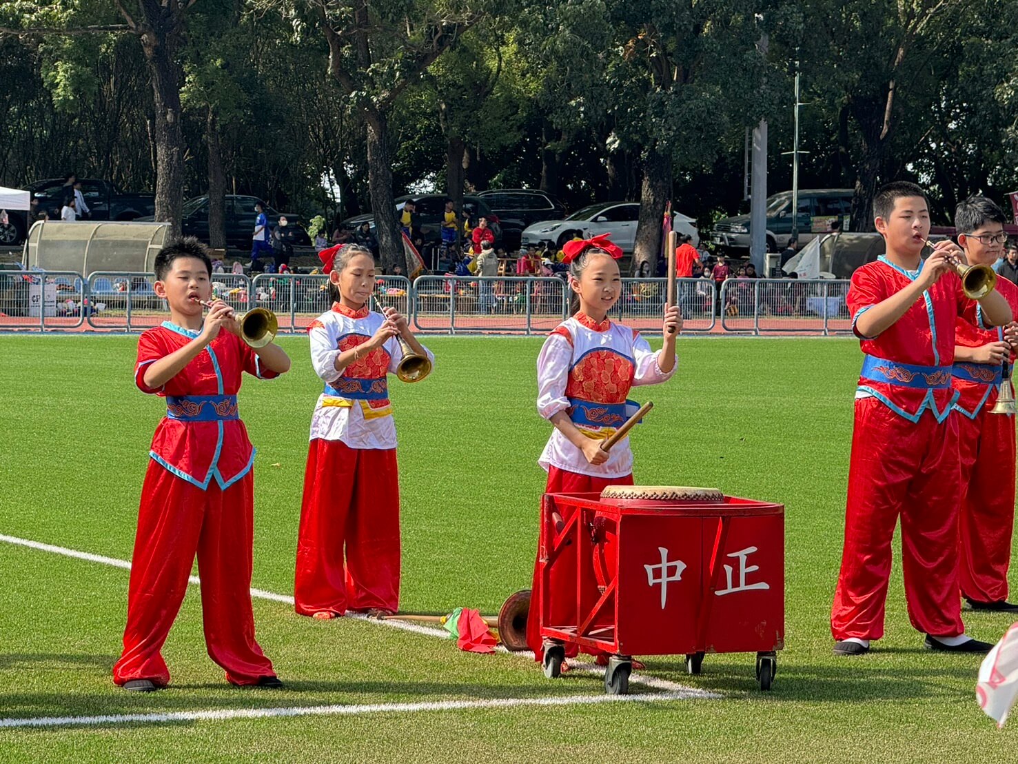 全國民俗體育競賽 金門中正鼓吹陣十連霸特優佳績