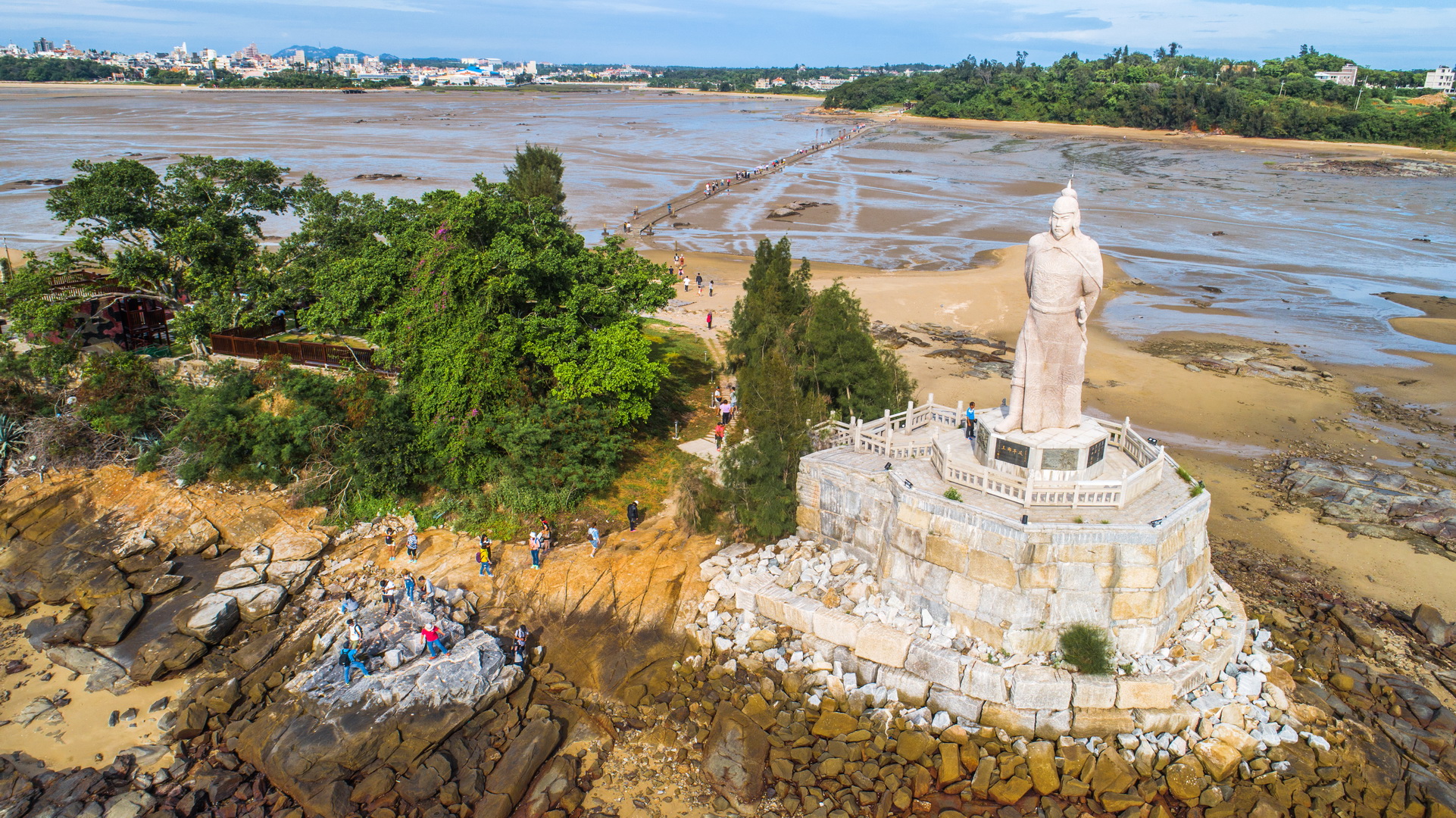 金門觀光100旅遊亮點-建功嶼封島三個月進行施作