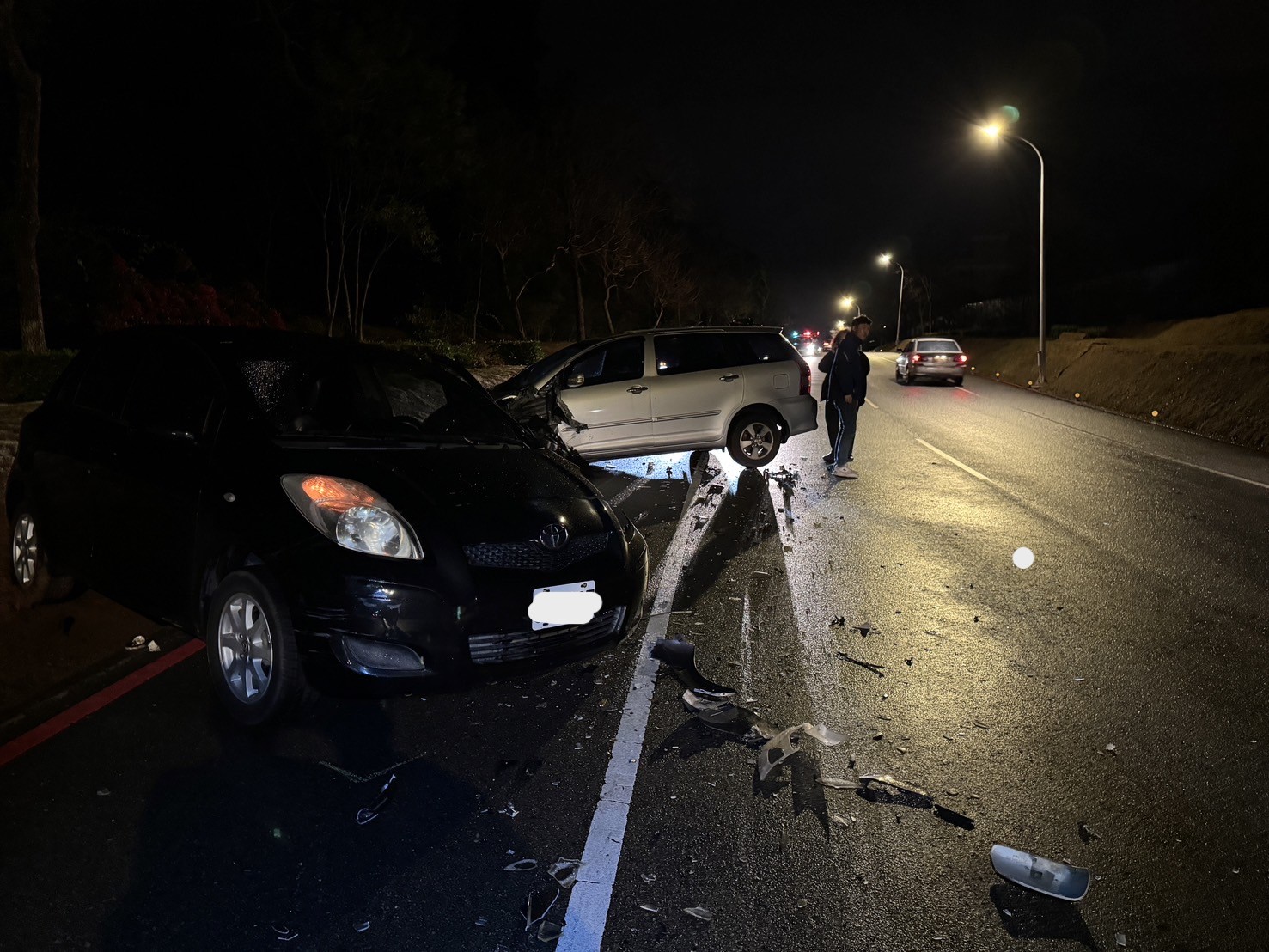 金門男疑似疲勞駕駛與對向車輛碰撞 兩人送醫